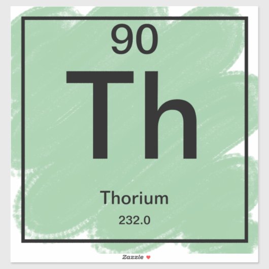 定期テーブルシール – Thorium シール (シート)