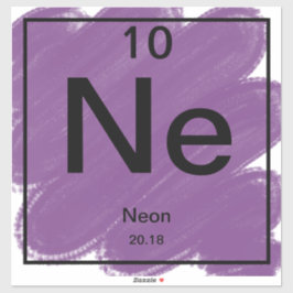 定期テーブルステッカー – ネオン シール