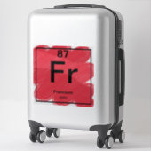 定期テーブルステッカー – Francium シール (スーツケース)