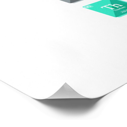 定期モダン表 ポスター (角)