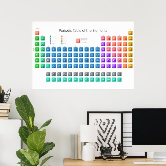 定期モダン表 ポスター (ホームオフィス)