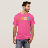定期卓球選手テニスおもしろいラブテン Tシャツ (正面フル)