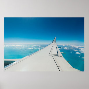 定期旅客機の乱流 ポスター