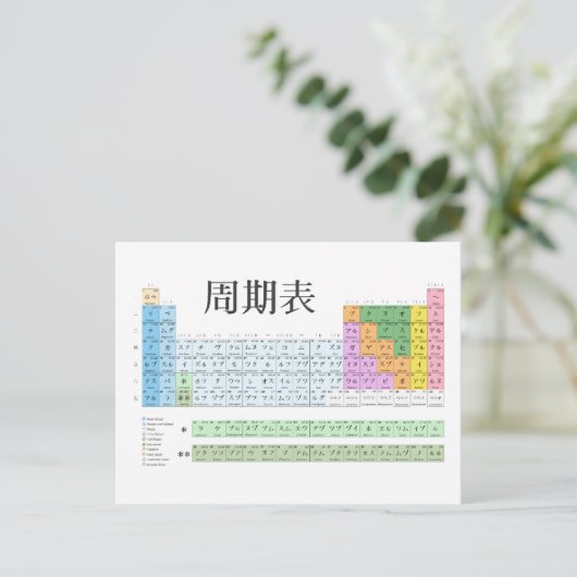 定期日本の表 ポストカード (スタンド正面)