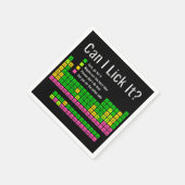 定期的なテーブルをクリックできるか先生学生の子供 スタンダードカクテルナプキン (角)