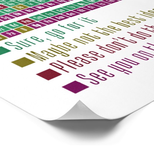 定期的なテーブルをクリックできるか先生学生の子供 ポスター (角)