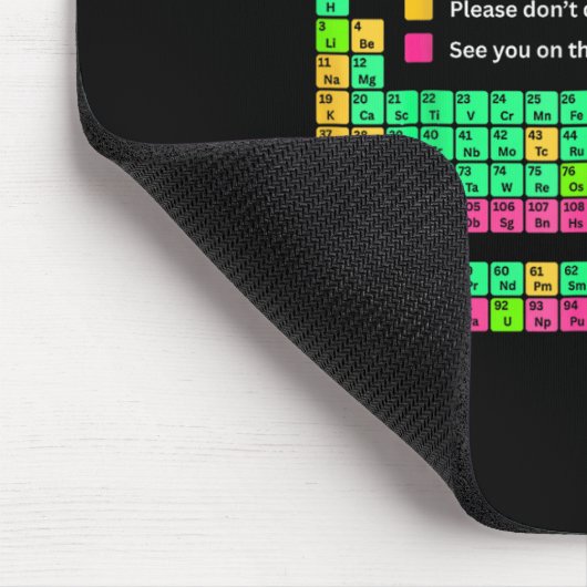 定期的なテーブルをクリックできるか先生学生の子供 マウスパッド (コーナー)