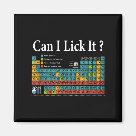 定期的なテーブルをクリックできるか先生学生の子供 マグネット (正面)