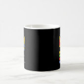 定期的なテーブルをクリックできるか先生学生ボーイズ コーヒーマグカップ (中央)
