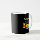 定期的なテーブルをクリックできるか先生学生ボーイズ コーヒーマグカップ (正面右)