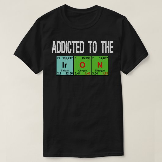 定期的なテーブルジおもしろいム Tシャツ (デザイン正面)