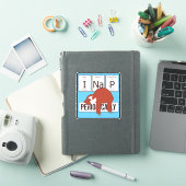 定期的なテーブルスロットI昼寝 シール (iPadカバー)