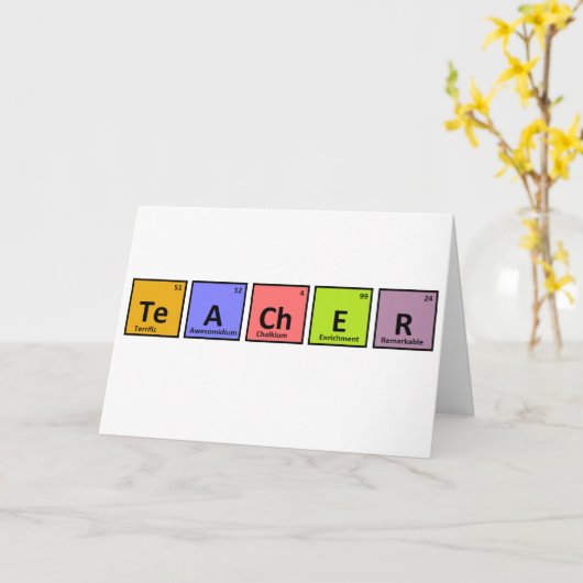 定期的なテーブル先生の評価 カード (黄色い花)