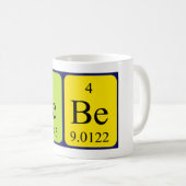 定期的なテーブル名のマグ(Febe periodic table name mug) コーヒーマグカップ (正面右)
