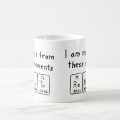 定期的なテーブル名の変更を変更する コーヒーマグカップ (中央)