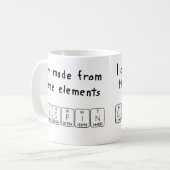 定期的なテーブル名のmagをクリスピン コーヒーマグカップ (正面左)