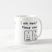 定期的なテーブル名のmagを設定する コーヒーマグカップ (正面右)
