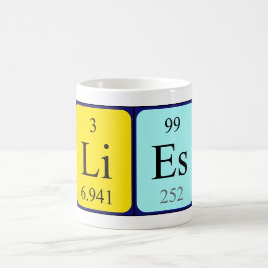 定期的なテーブル名のmagを設定する コーヒーマグカップ (中央)