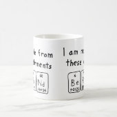 定期的なテーブル名magの呼び出し コーヒーマグカップ (中央)