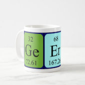 定期的なテーブル名magを取得する コーヒーマグカップ (正面左)