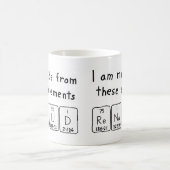 定期的なテーブル名mugの名前を変更する コーヒーマグカップ (中央)