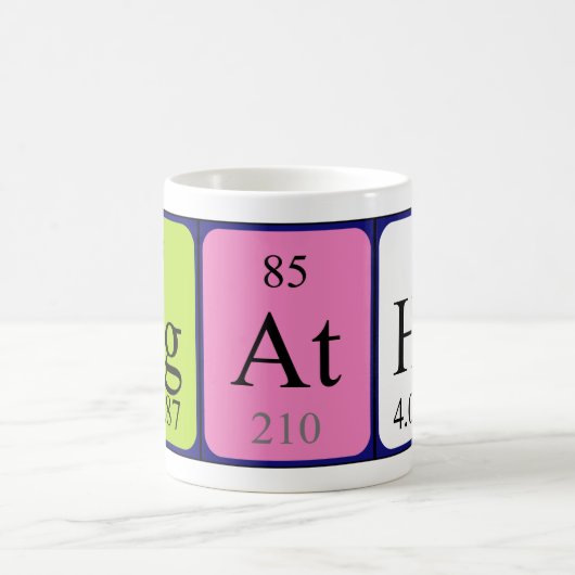 定期的なテーブル名mug コーヒーマグカップ (中央)