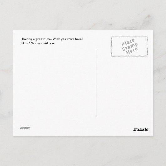 定期的なブーゼのはがき ポストカード (裏面)