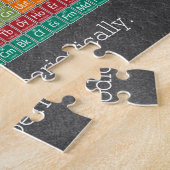 定期的な元素表Chalkboard ジグソーパズル (側面)