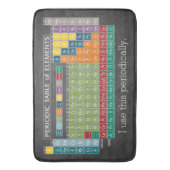 定期的な元素表Chalkboard バスマット (正面縦)