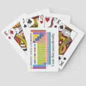 定期的な要素表 トランプ (裏面)