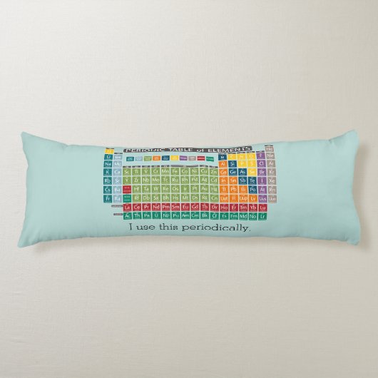 定期的な要素表 ボディピロー (正面)