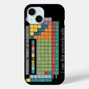 定期的な要素表 – 学生 iPhone 15ケース
