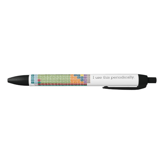 定期的な要素表 – 定期的に使用 黒ボールペン (ボトム)