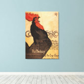 定期的なCocoricoの鶏のプロモーションのポスター キャンバスプリント (インサイチュ (ウッドフロア))