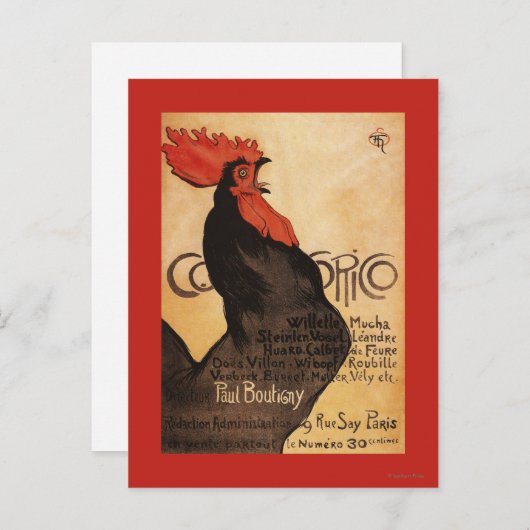 定期的なCocoricoの鶏のプロモーションのポスター ポストカード (正面/裏面)