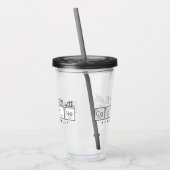 定期的にカフェインで満たす アクリルタンブラー (左)