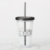 定期的にカフェインで満たす アクリルタンブラー (正面)
