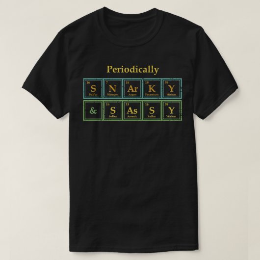 定期的にスナキーとサッシー Tシャツ (デザイン正面)