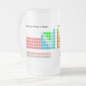 定期的にビールを飲む – 定期テーブル フロストグラスビールジョッキ (正面左)