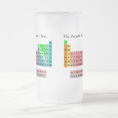 定期的にビールを飲む – 定期テーブル フロストグラスビールジョッキ (中央)