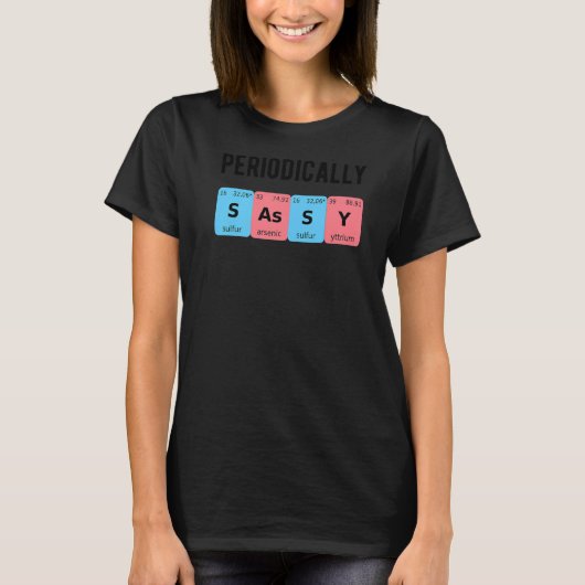 定期的に生化学愛の学生の化学者 Tシャツ (正面)