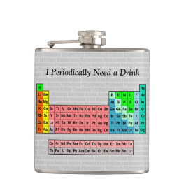 定期的に飲み物が必要 – 2016年周期表 フラスク