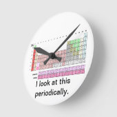 定期的に ラウンド壁時計 (傾斜)