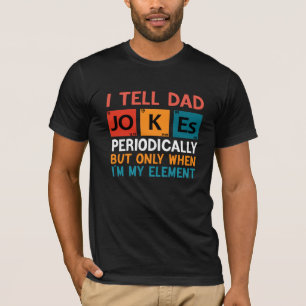 定期表の父のパパ冗談 Tシャツ