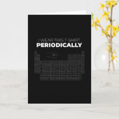 定期表 カード (黄色い花)