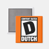 定格D:オランダ マグネット (正面/裏面)