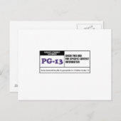 定格PG 13 ポストカード (正面/裏面)