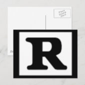 定格R、定格システム ポストカード (正面/裏面)