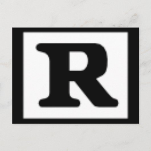 定格R、定格システム ポストカード (正面)