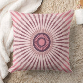 定番の中心ピンクの星花 クッション (ブランケット)